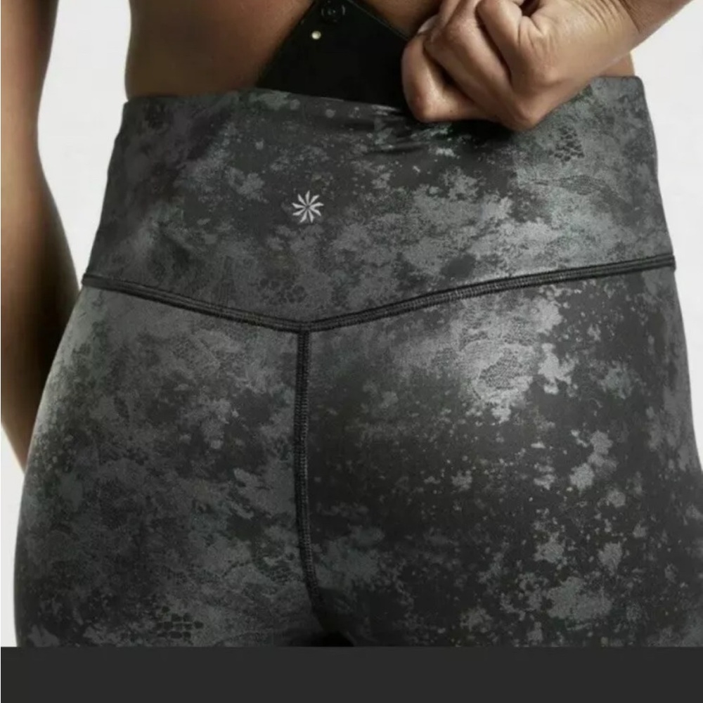 Athleta Black Performance Leggings High Waist - Picture 2 of 8